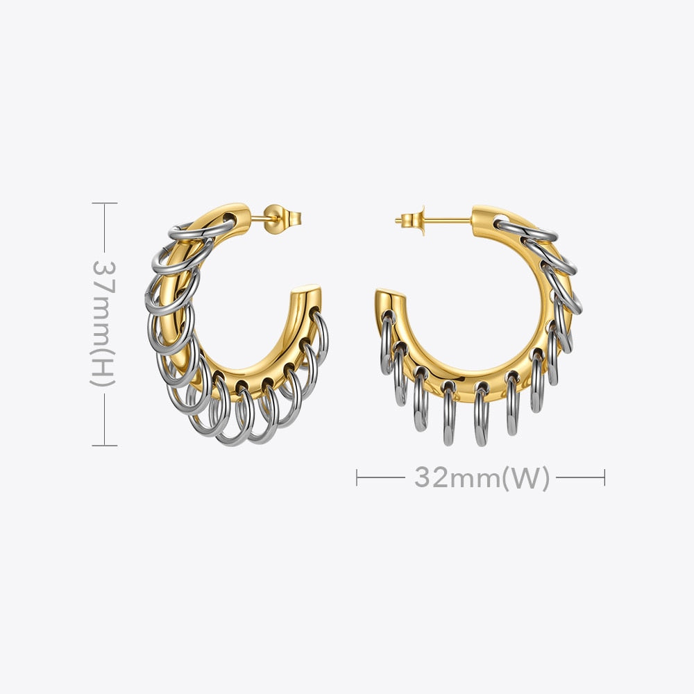 Punk Hoop Earring