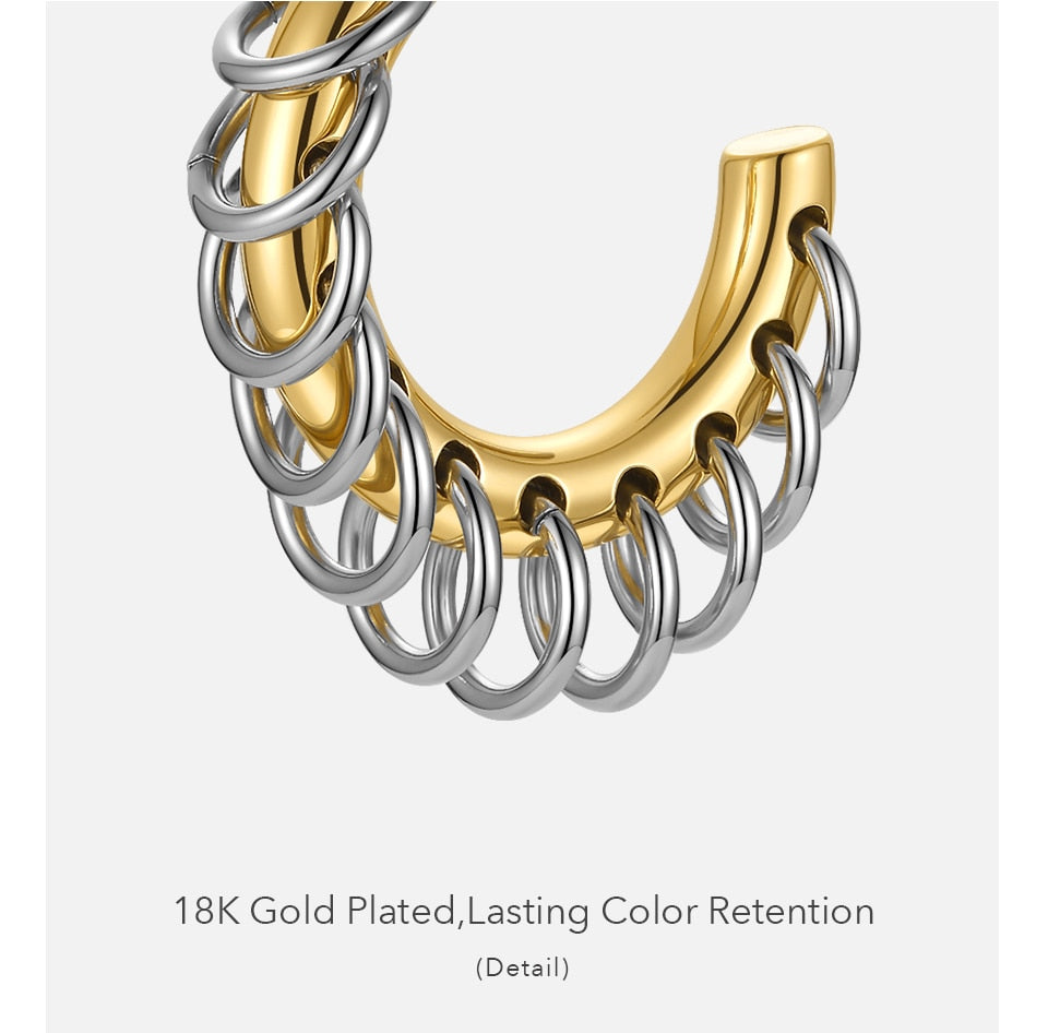 Punk Hoop Earring