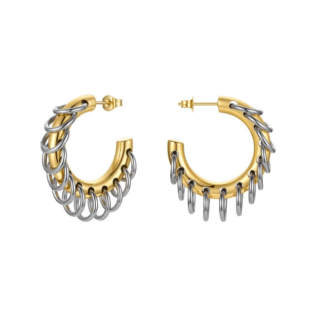 Punk Hoop Earring