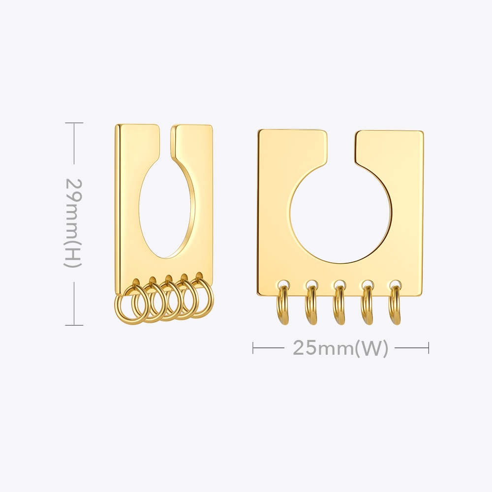 Square Ear Cuff