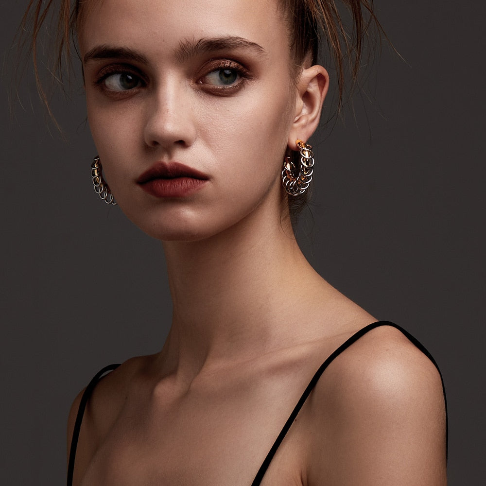 Punk Hoop Earring