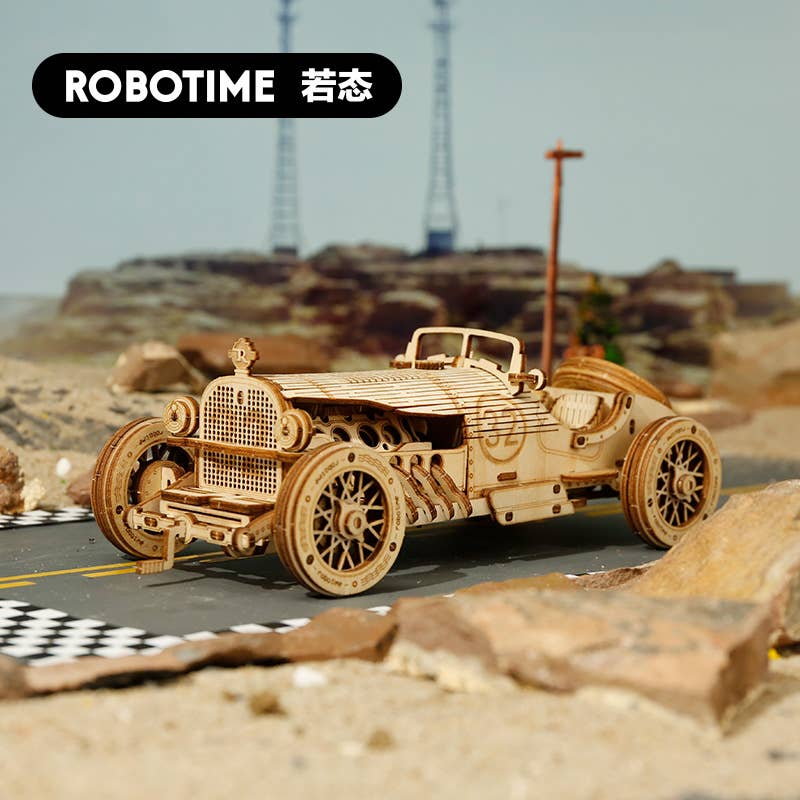 DIY Wooden Puzzle Car 3D Model MC401