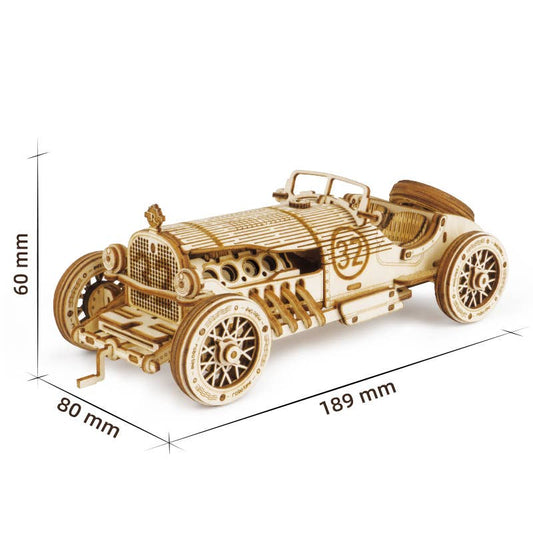 DIY Wooden Puzzle Car 3D Model MC401