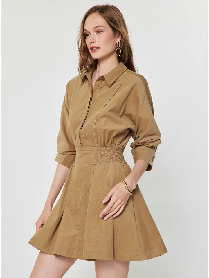 Flared  Mini Dress