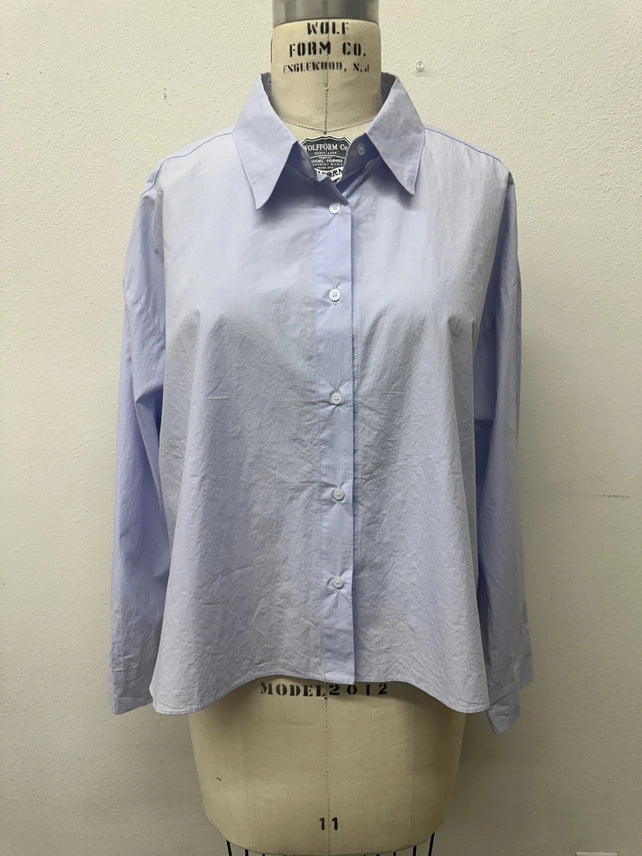 Relax Fit L/S Poplin Blouse