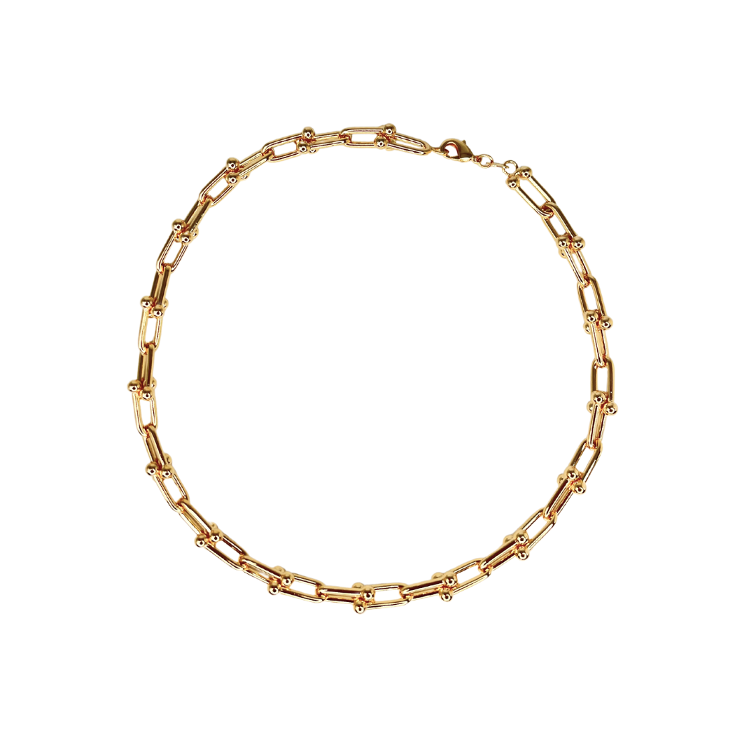 U Link Chain Necklace: 16" / 3mm