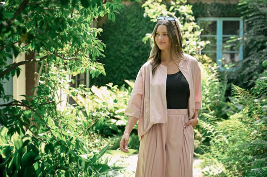 Jolie Zipper front over size Top