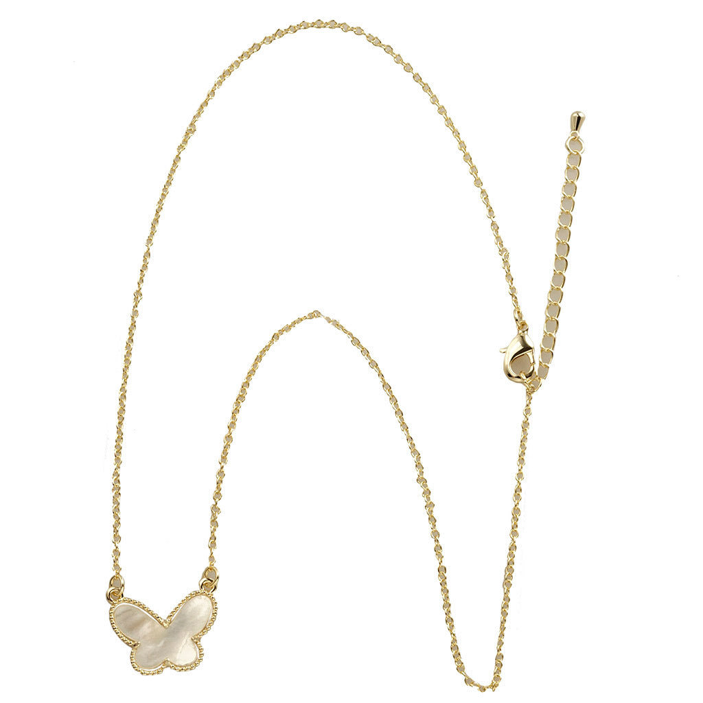 16" DAINTY BUTTERFLY NECKLACE JN3661