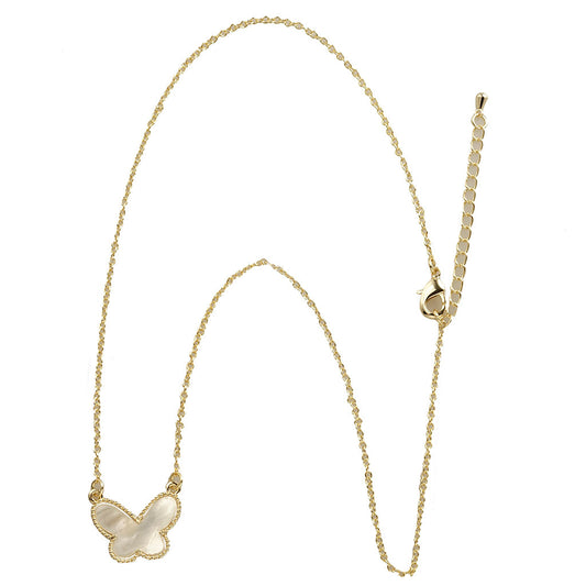 16" DAINTY BUTTERFLY NECKLACE JN3661