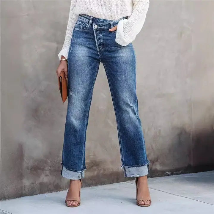 Relax Fit Straight Leg Denim