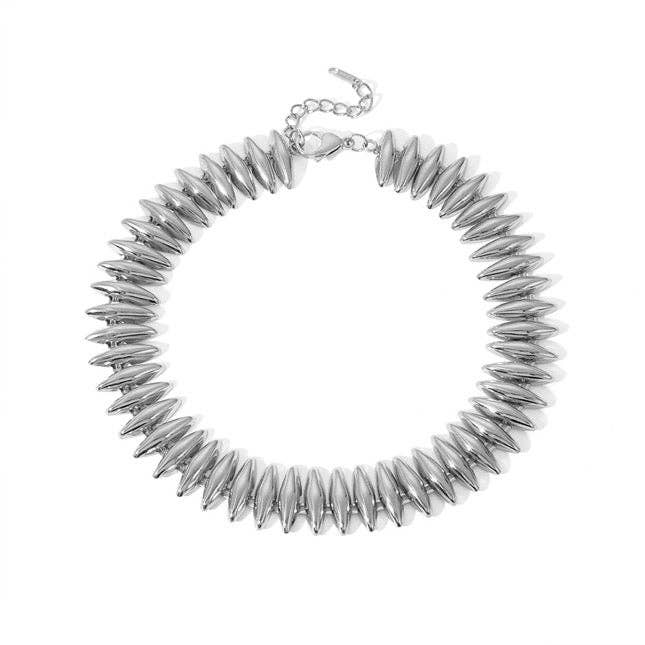 Caroline Statement Necklace: Gold