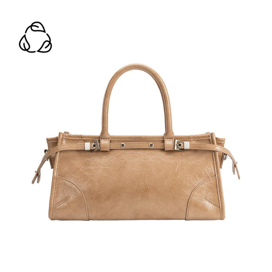 Rhonda Tan Recycled Vegan Handle Bag