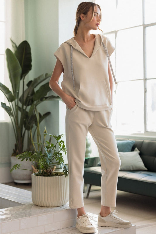 Felix Stretch Crepe Knit Pant