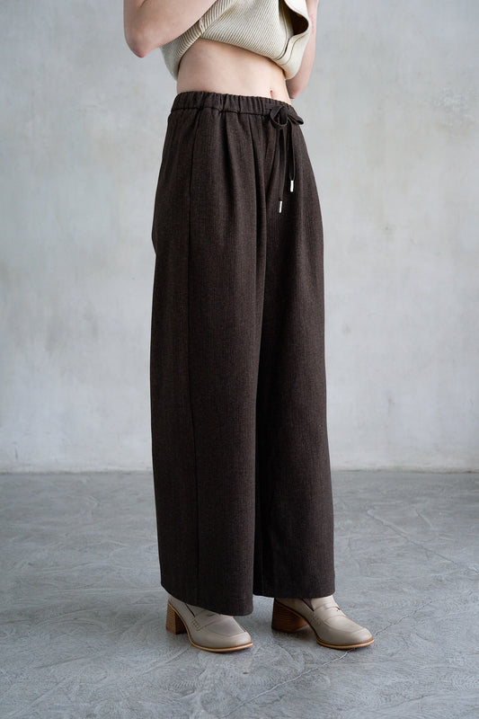 Wool Wide Leg Pant