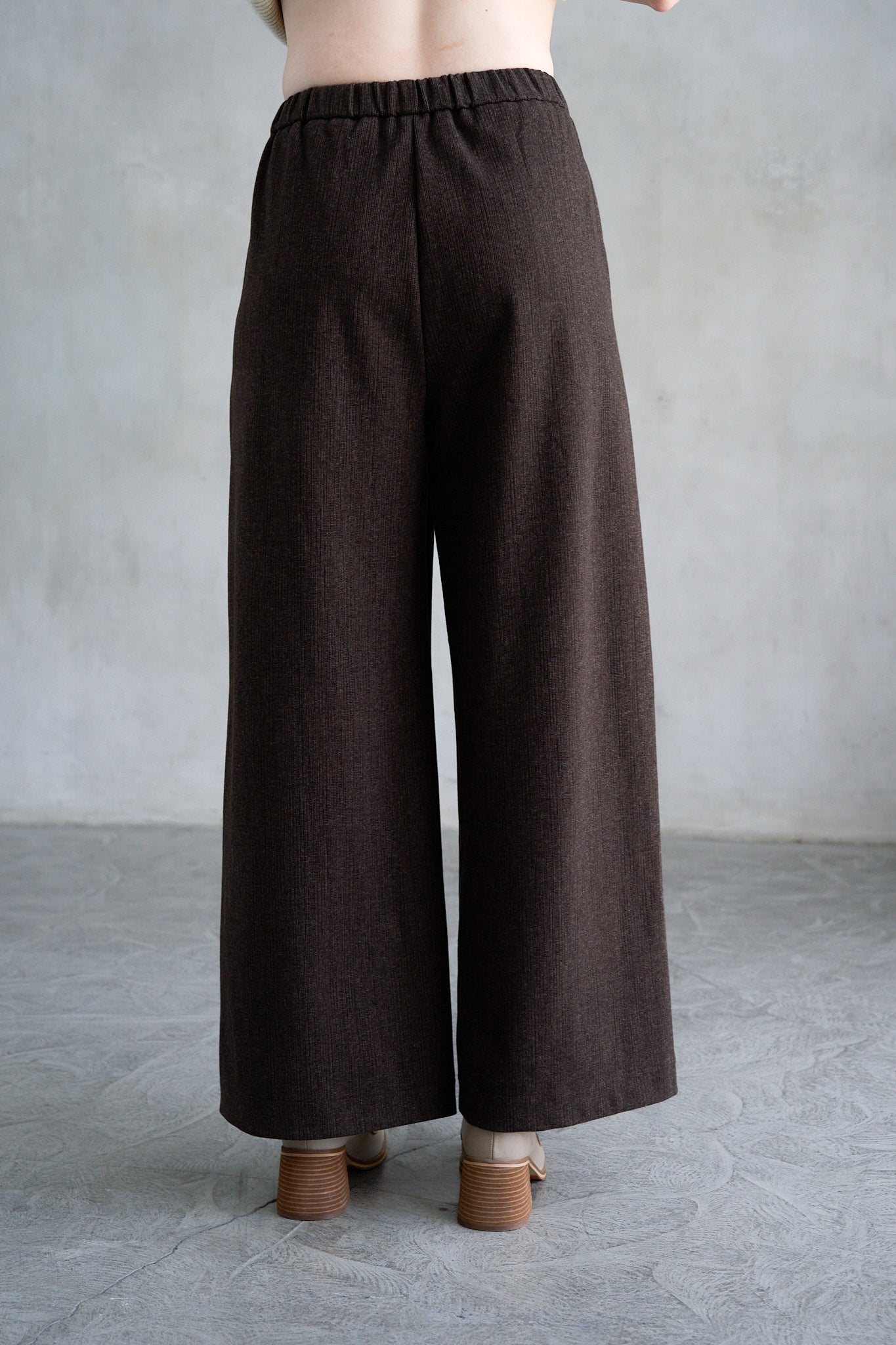Wool Wide Leg Pant