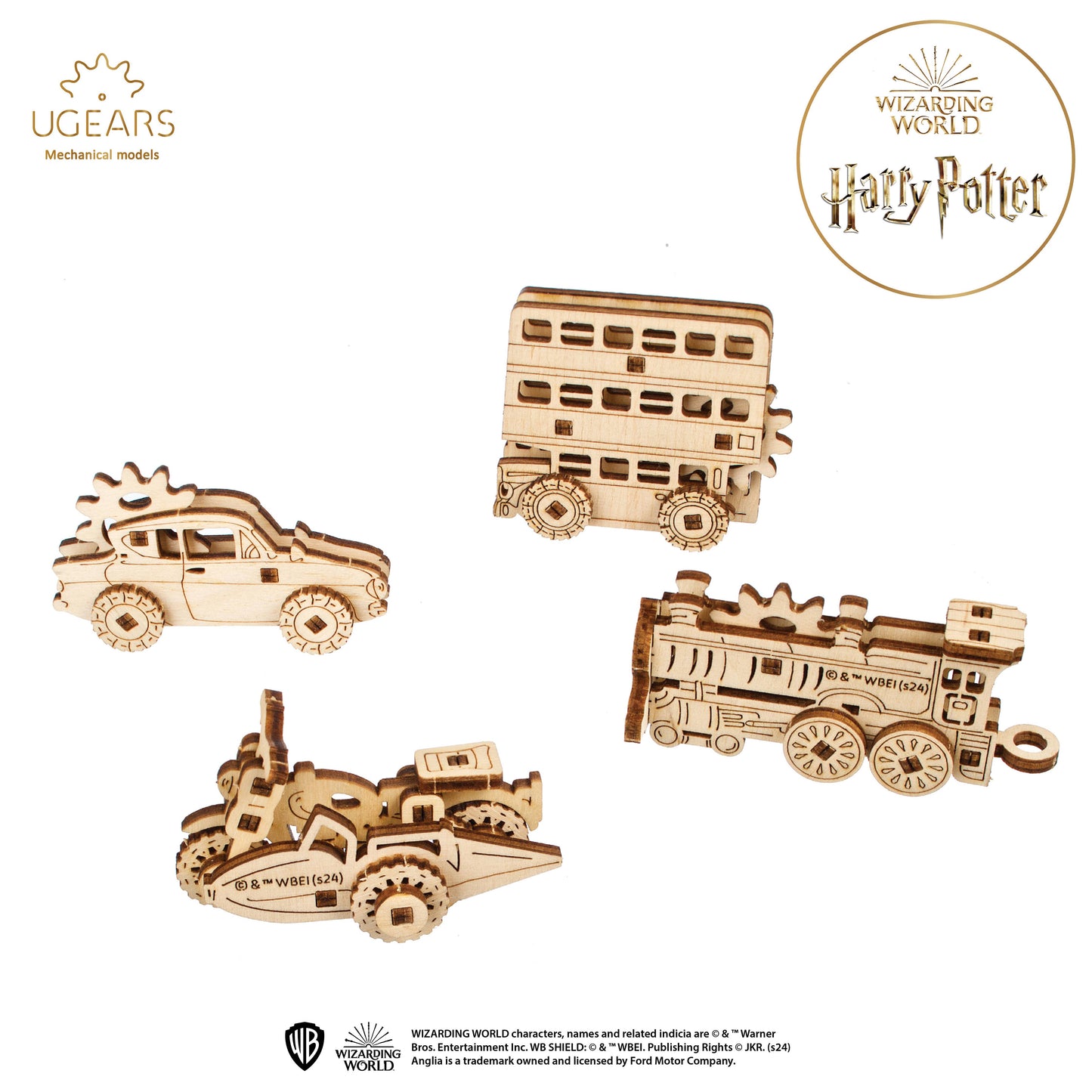 UGears U-Fidgets Magical Vehicles