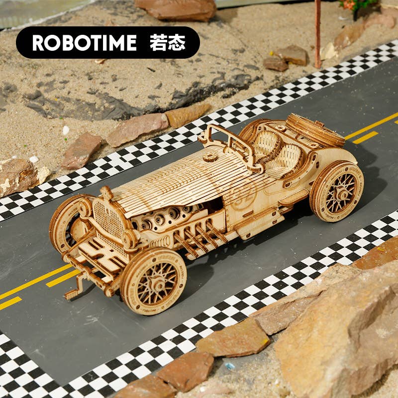 DIY Wooden Puzzle Car 3D Model MC401
