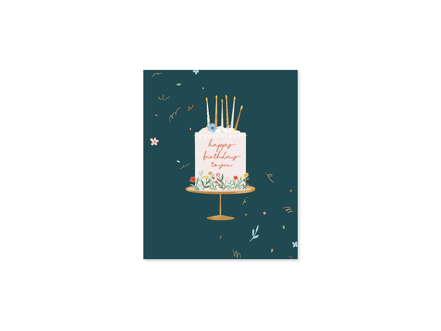 Pop-Up Birthday Card- Cake with Candles