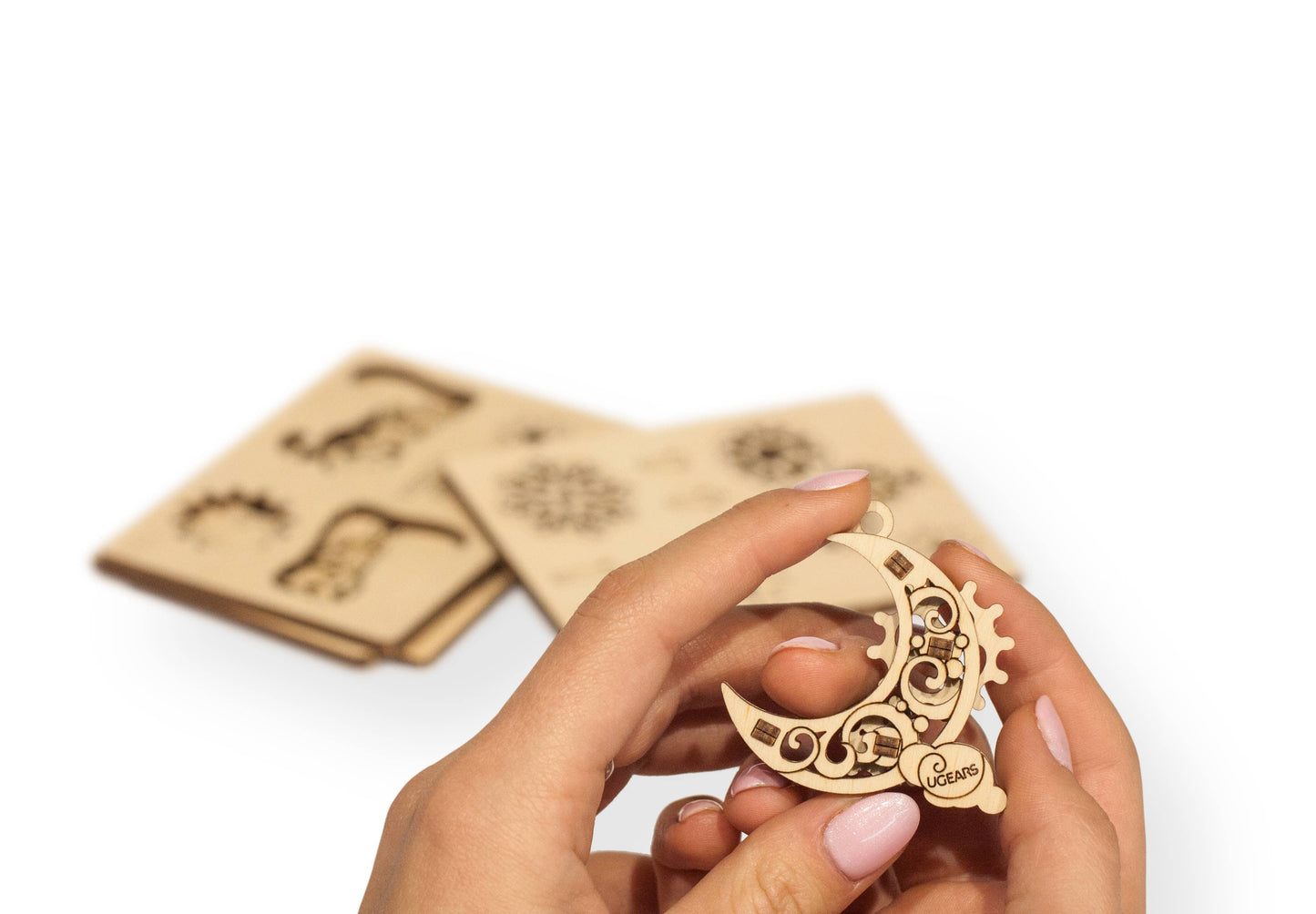 UGears U-Fidget Gearsmas -Wooden 3D Puzzles - DIY