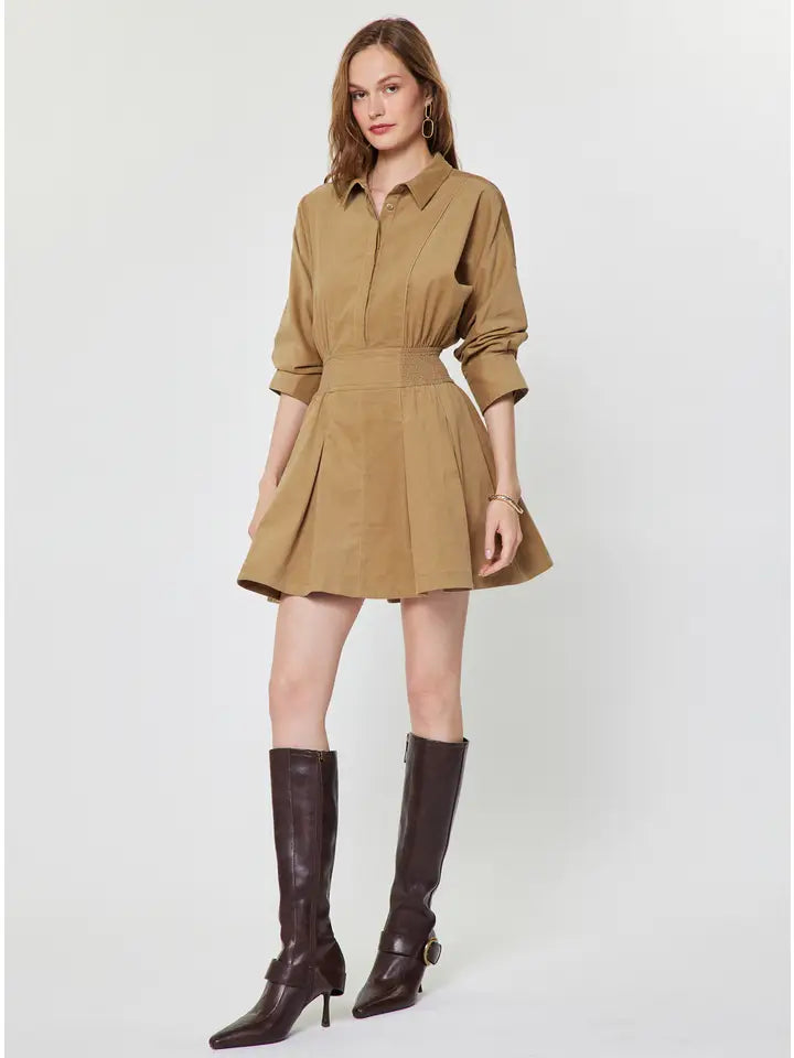 Flared  Mini Dress