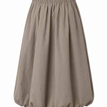 Eloise Modern Balloon Hem Midi Skirt