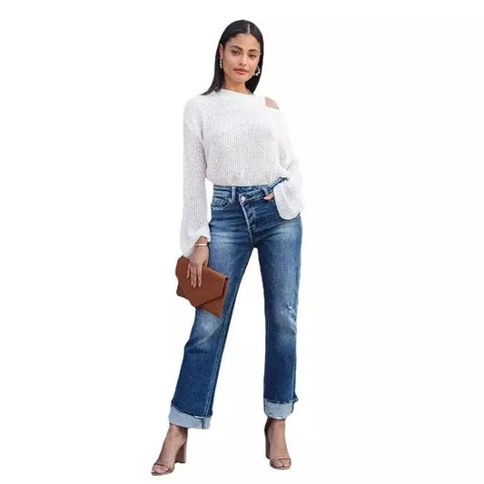 Relax Fit Straight Leg Denim