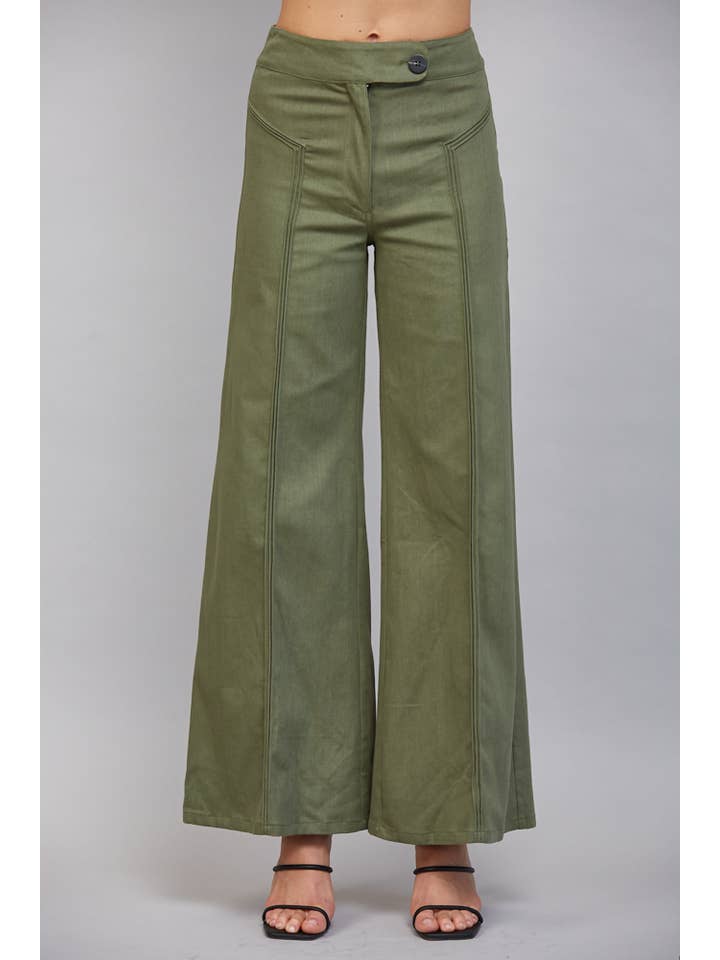 High Waisted Flared Pant
