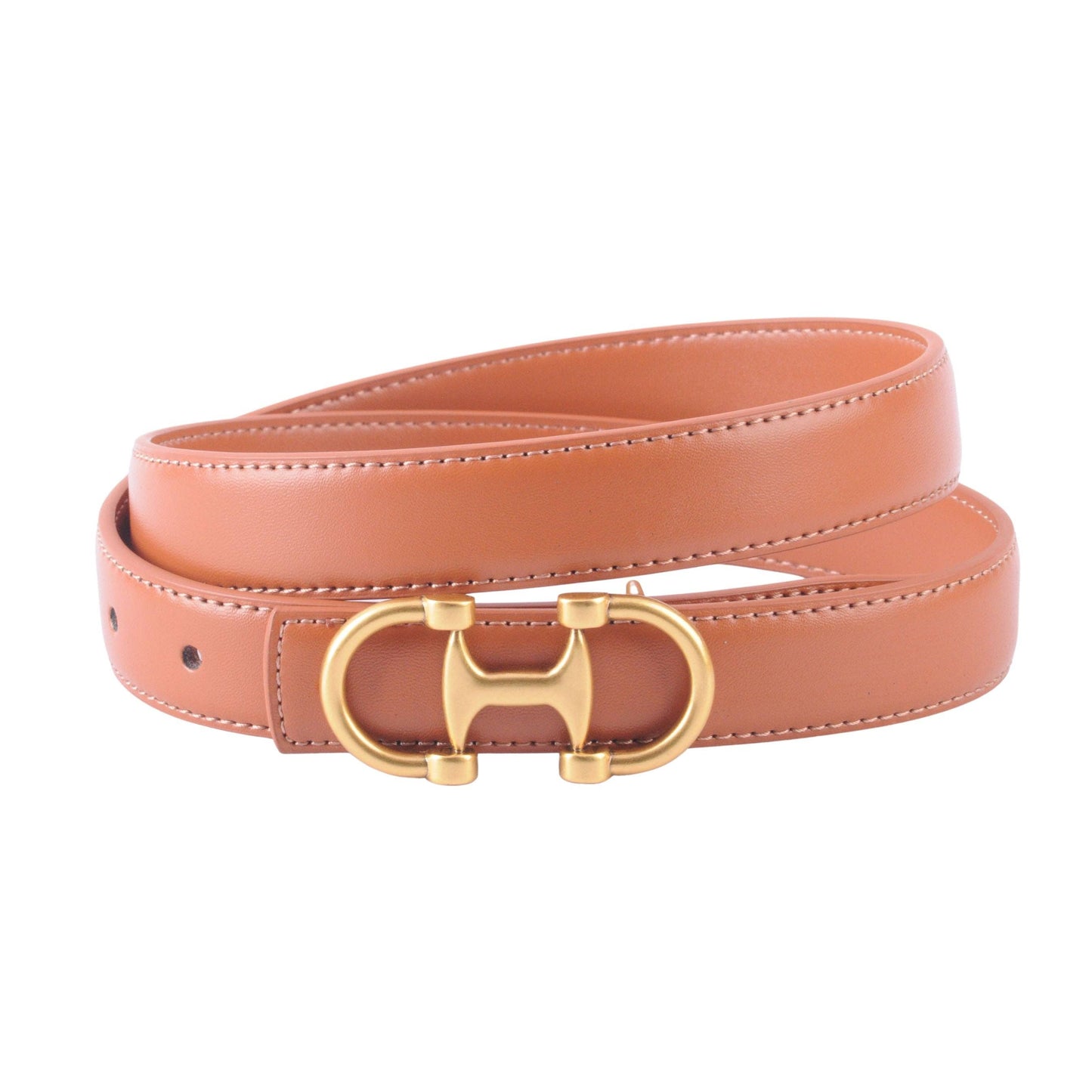 Horsebit Buckle Stitched Suede