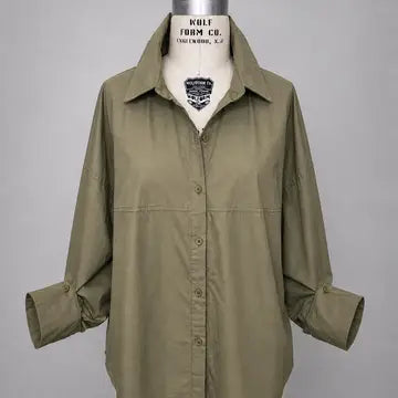 Oversize Olive Shirt