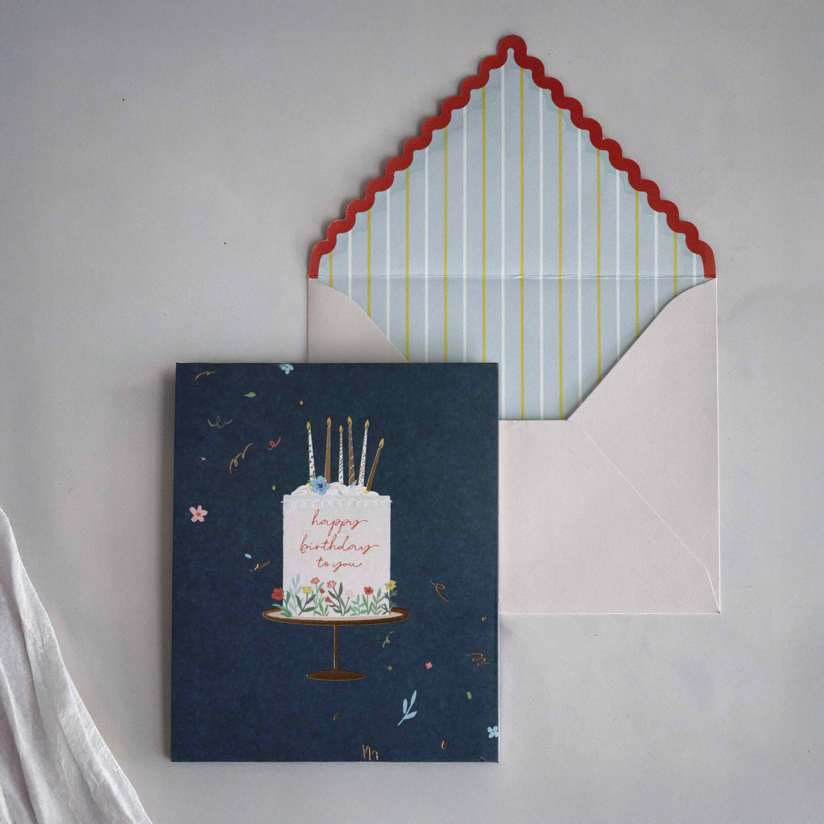 Pop-Up Birthday Card- Cake with Candles
