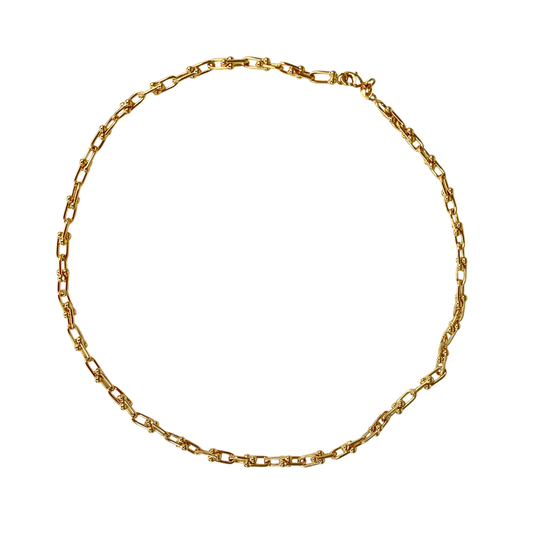 U Link Chain Necklace: 16" / 3mm