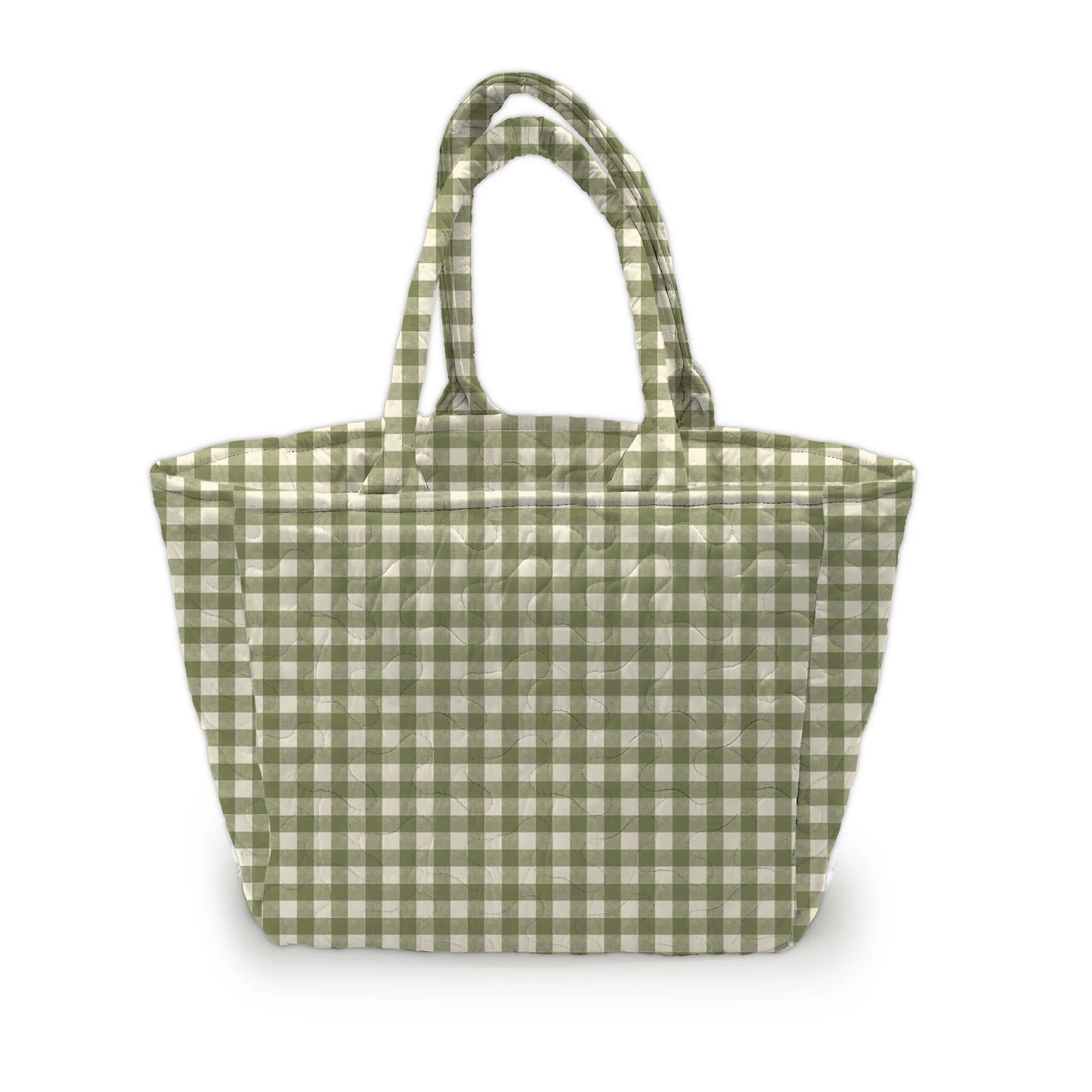 Anthia Gingham Linen Handbag
