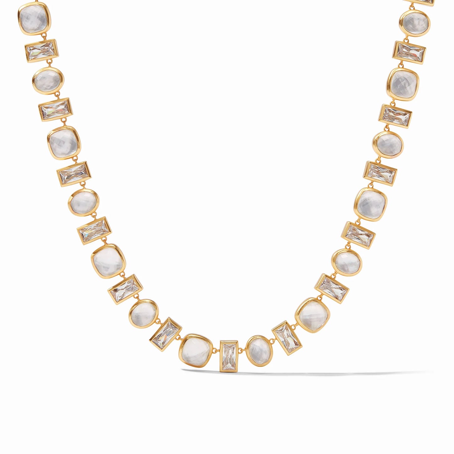 Antonia Tennis Necklace Iridescent Crystal