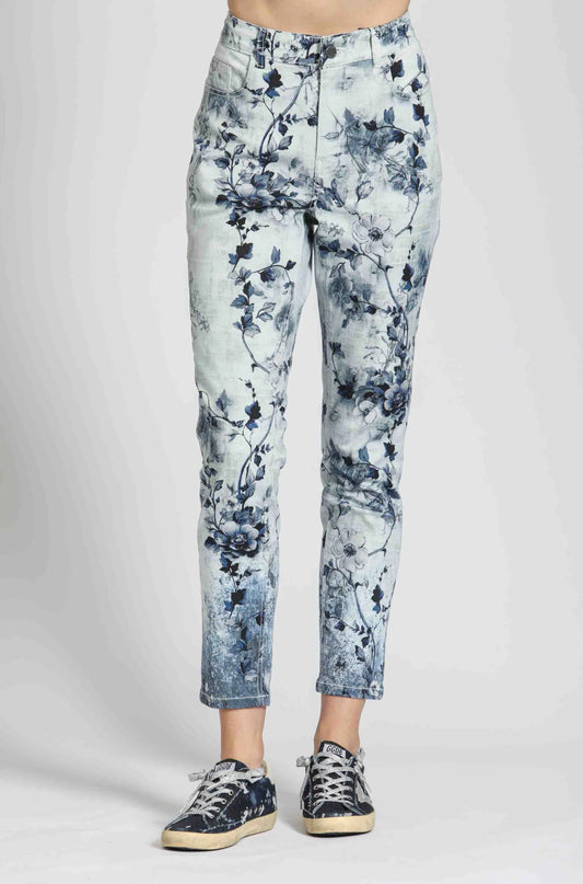 Floral Print Skinny Jean