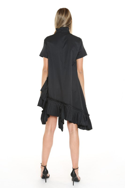 S/S Asymmetrical Dress