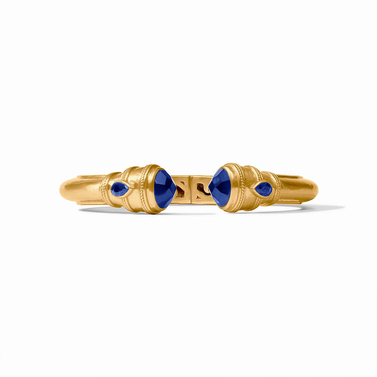 Cannes Demi Gold Cuff Iridescent Sapphire 24K