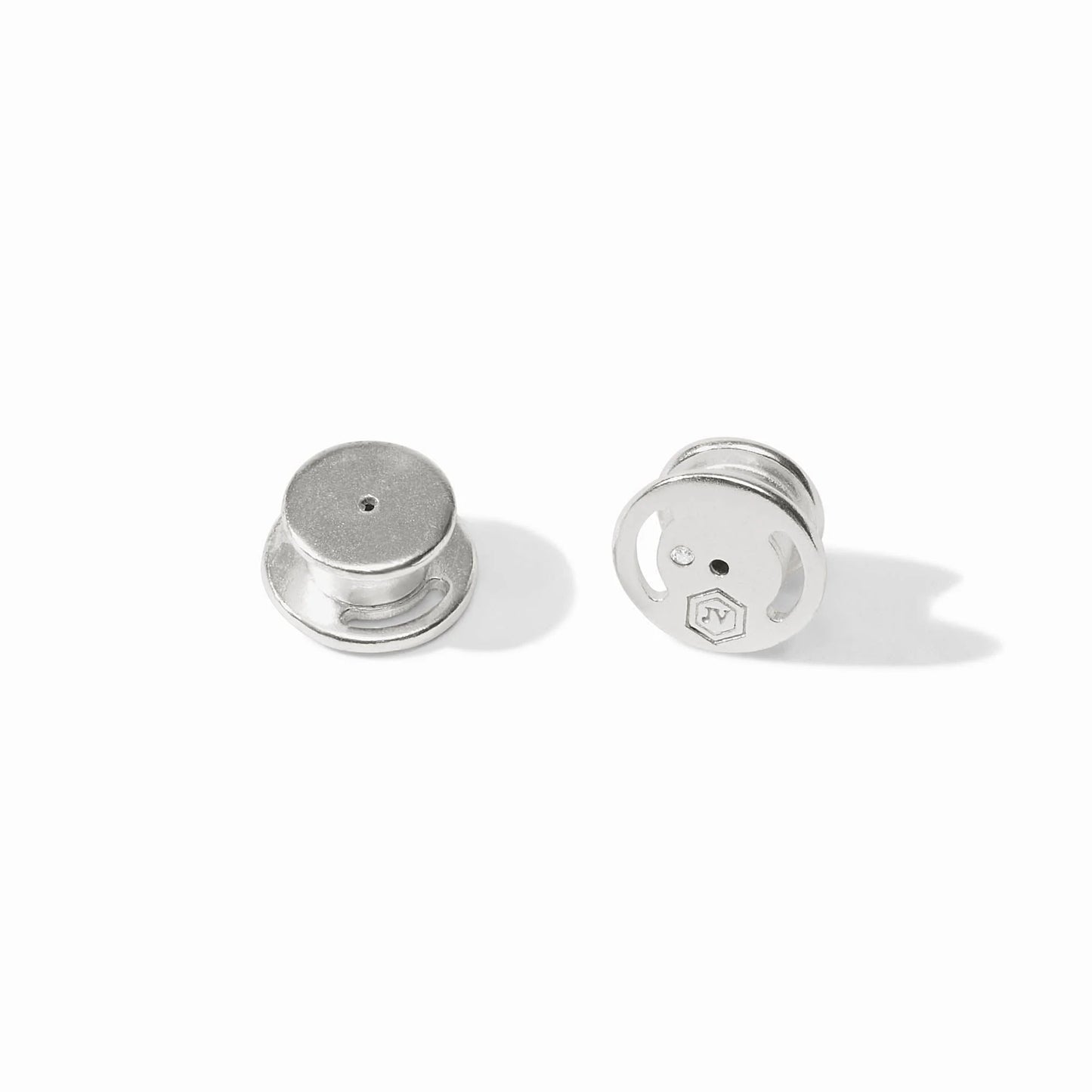 Cannes Doorknocker Silver Earring