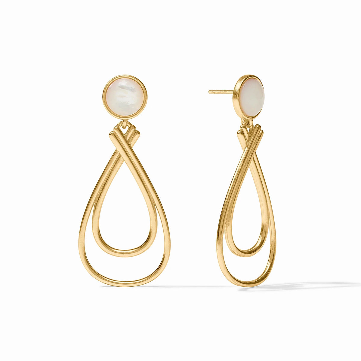Essex Mother Of Pearl Earring 24K