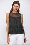 Sheer Upper Body Lace Top