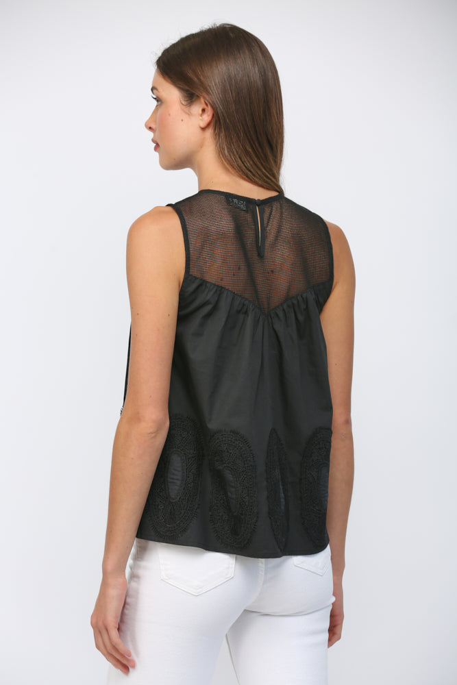 Sheer Upper Body Lace Top