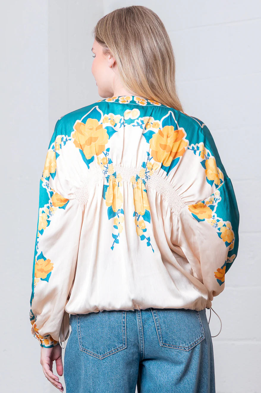 Long Drop Shoulder SLV Smoking Detail