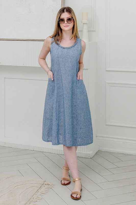 Crew Neck Dress