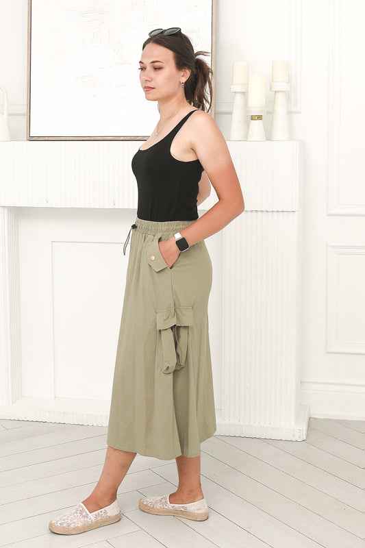 Cargo Maxi Skirt
