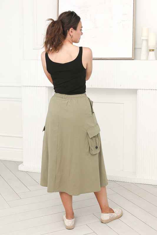 Cargo Maxi Skirt