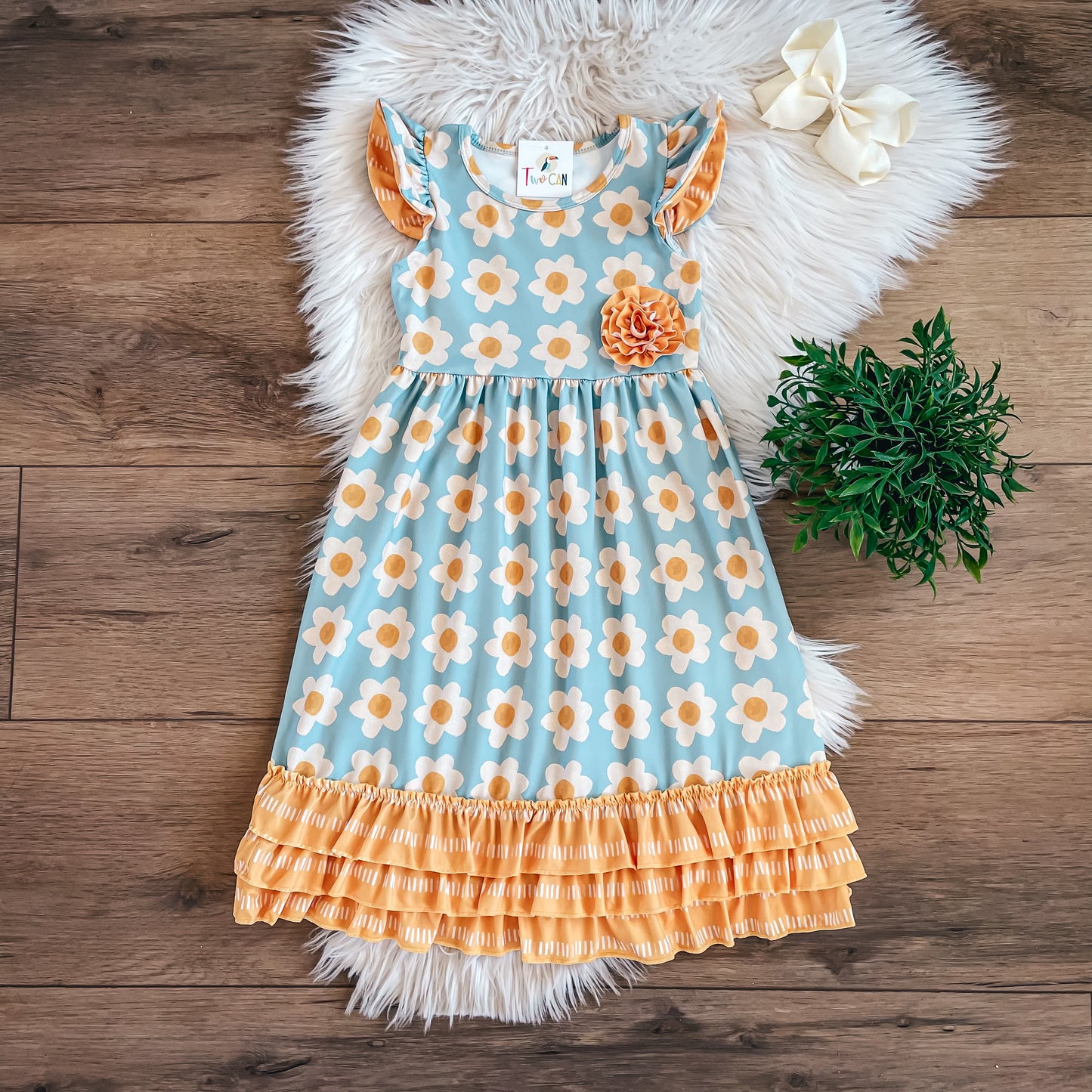 Daisy Triple Ruffle Dress