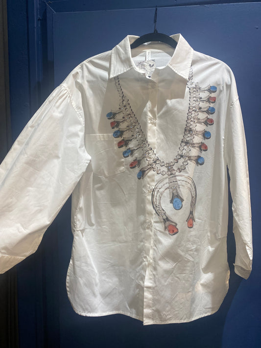 L/S Shirt Stone Squash Blossom