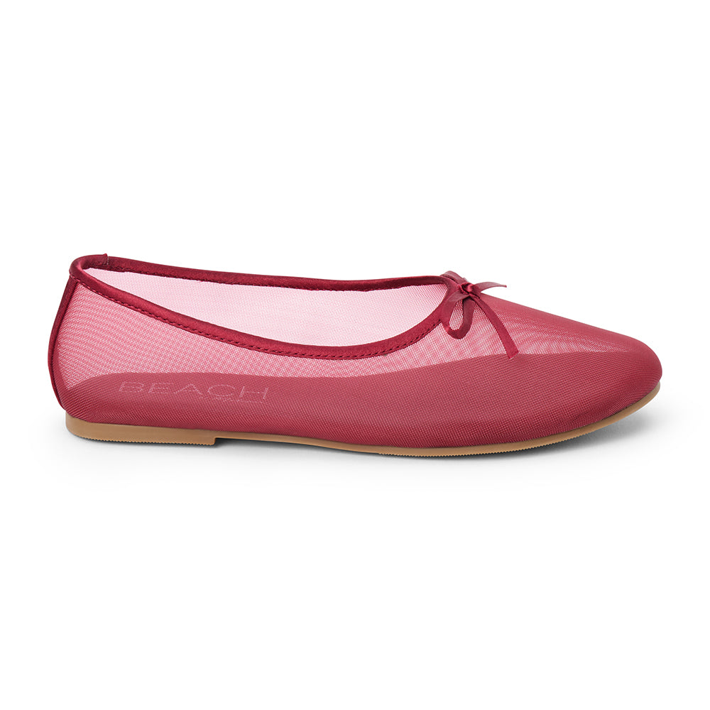 Jerzy Wine Mesh Flat