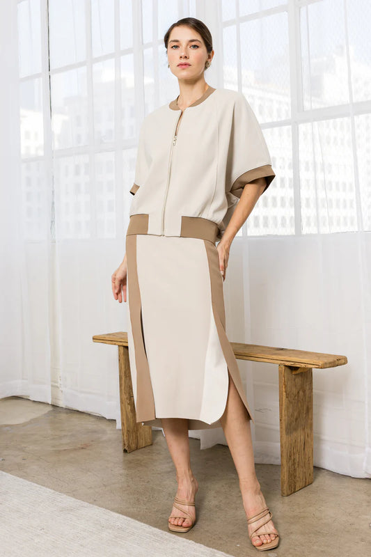 Stretch Crepe Jacket