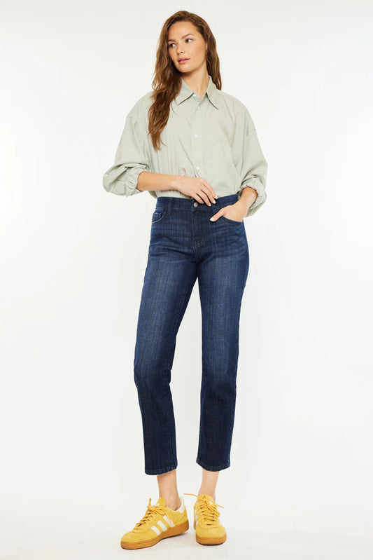 Mid Rise Boyfriend Jeans