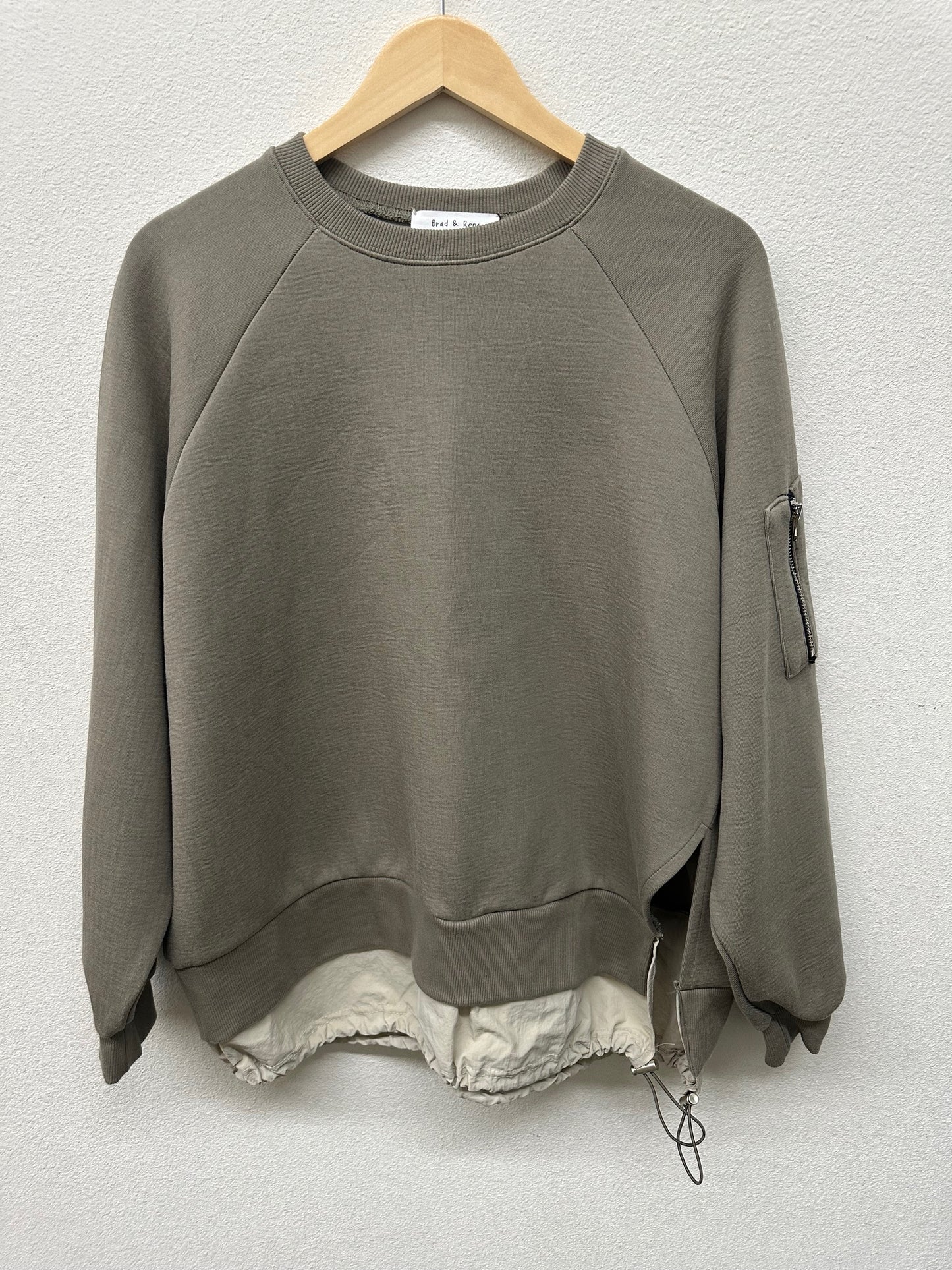 Oversize Pullover w/ Drawstring